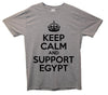 Keep Calm And Support Egypt Printed T-Shirt - Mr Wings Emporium 
