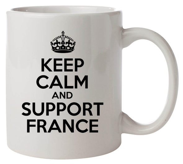 Keep Calm and Support France Printed Mug - Mr Wings Emporium 