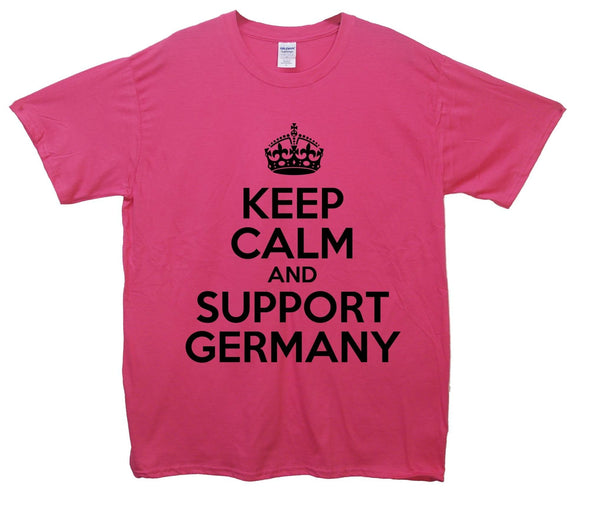 Keep Calm And Support Germany Printed T-Shirt - Mr Wings Emporium 