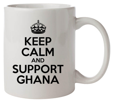 Keep Calm and Support Ghana Printed Mug - Mr Wings Emporium 