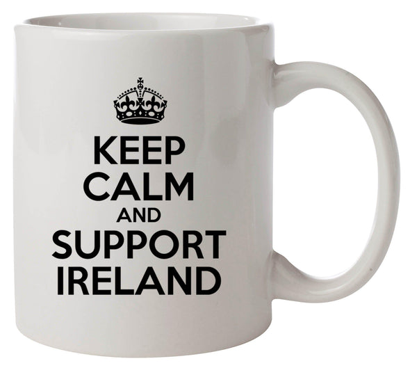 Keep Calm and Support Ireland Printed Mug - Mr Wings Emporium 