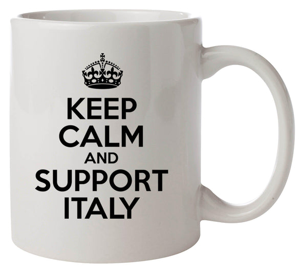 Keep Calm and Support Italy Printed Mug - Mr Wings Emporium 