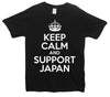 Keep Calm And Support Japan Printed T-Shirt - Mr Wings Emporium 