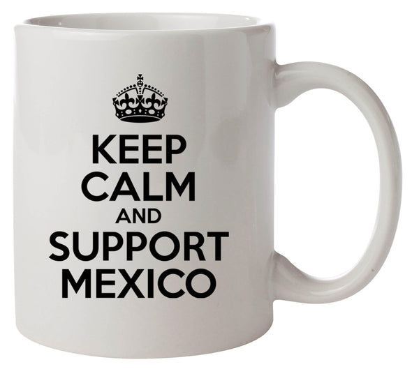Keep Calm and Support Mexico Printed Mug - Mr Wings Emporium 