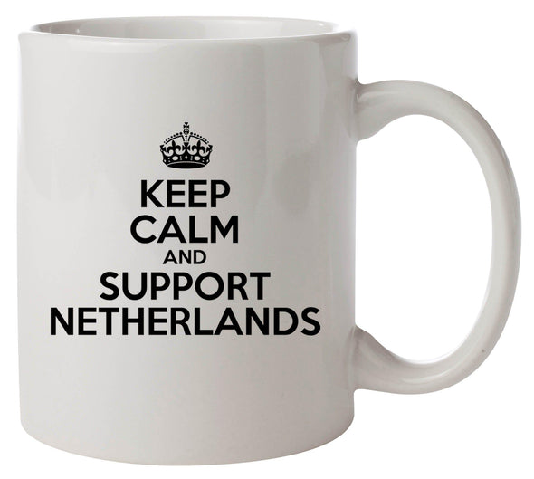 Keep Calm and Support Netherlands Printed Mug - Mr Wings Emporium 