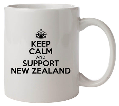 Keep Calm and Support New Zealand Printed Mug - Mr Wings Emporium 