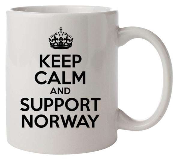 Keep Calm and Support Norway Printed Mug - Mr Wings Emporium 