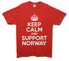 Keep Calm And Support Norway Printed T-Shirt - Mr Wings Emporium 