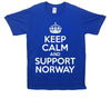 Keep Calm And Support Norway Printed T-Shirt - Mr Wings Emporium 