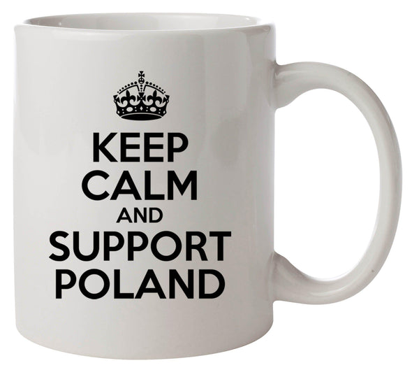 Keep Calm and Support Poland Printed Mug - Mr Wings Emporium 