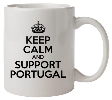 Keep Calm and Support Portugal Printed Mug - Mr Wings Emporium 