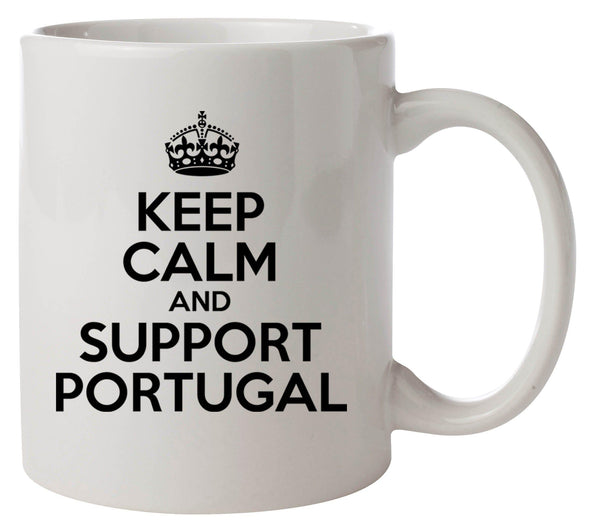 Keep Calm and Support Portugal Printed Mug - Mr Wings Emporium 