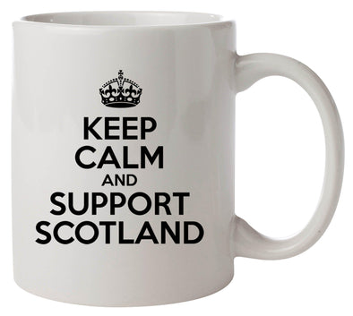 Keep Calm and Support Scotland Printed Mug - Mr Wings Emporium 