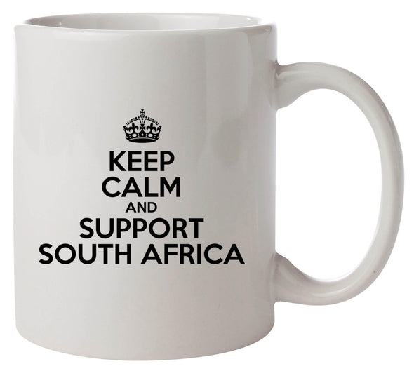 Keep Calm and Support South Africa Printed Mug - Mr Wings Emporium 