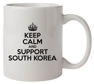 Keep Calm and Support South Korea Printed Mug - Mr Wings Emporium 