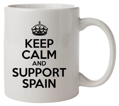 Keep Calm and Support Spain Printed Mug - Mr Wings Emporium 