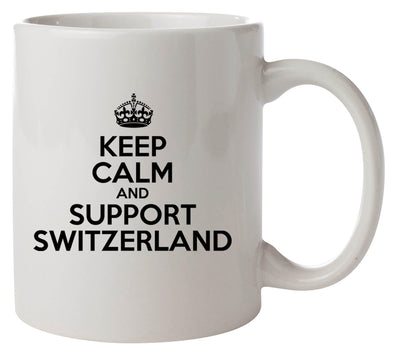 Keep Calm and Support Switzerland Printed Mug - Mr Wings Emporium 