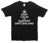 Keep Calm And Support Switzerland Printed T-Shirt - Mr Wings Emporium 