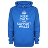 Keep Calm And Support Wales Printed Hoodie - Mr Wings Emporium 