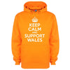 Keep Calm And Support Wales Printed Hoodie - Mr Wings Emporium 