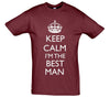 Keep Calm I'm The Bestman Printed T-Shirt - Mr Wings Emporium 