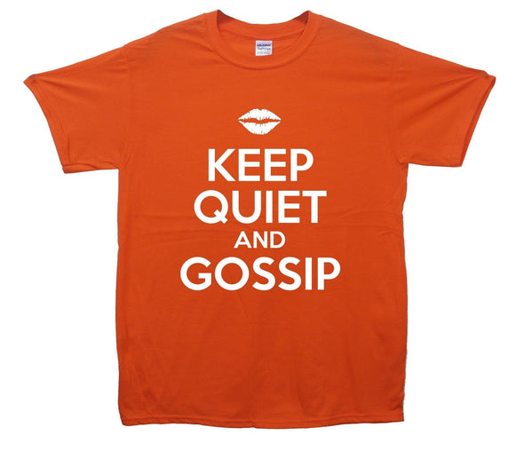 Keep Quiet and Gossip, Gossip Girl Printed T-Shirt - Mr Wings Emporium 