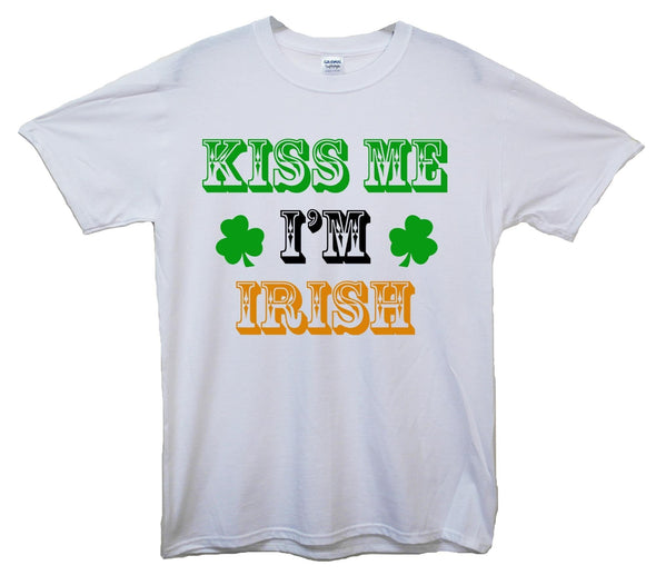 Kiss Me I'm Irish Patrick's Day Printed T-Shirt - Mr Wings Emporium 