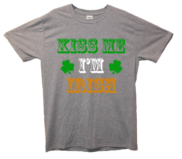 Kiss Me I'm Irish Patrick's Day Printed T-Shirt - Mr Wings Emporium 