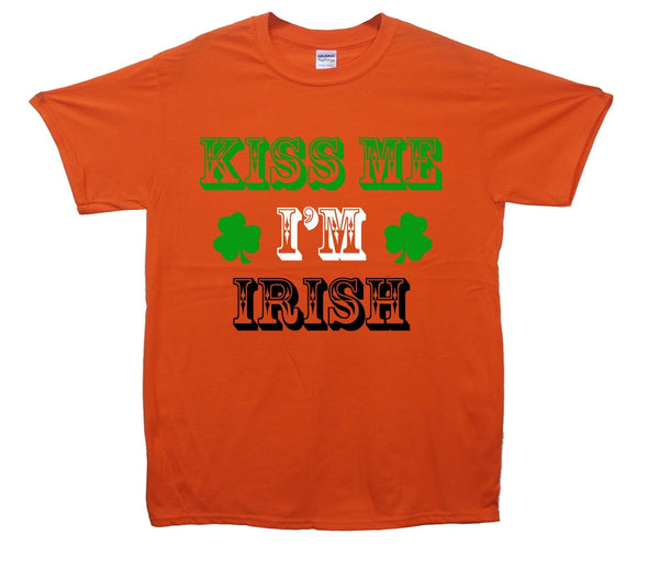 Kiss Me I'm Irish Patrick's Day Printed T-Shirt - Mr Wings Emporium 