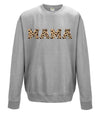 Leopard Print Mama Printed Sweatshirt - Mr Wings Emporium 