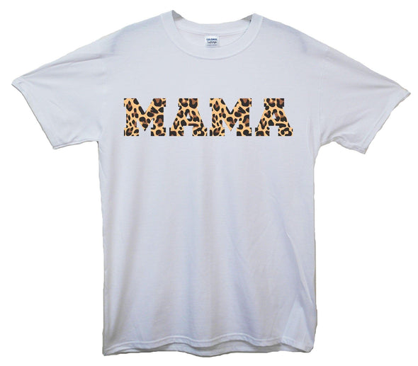 Leopard Print Mama Printed T-Shirt - Mr Wings Emporium 