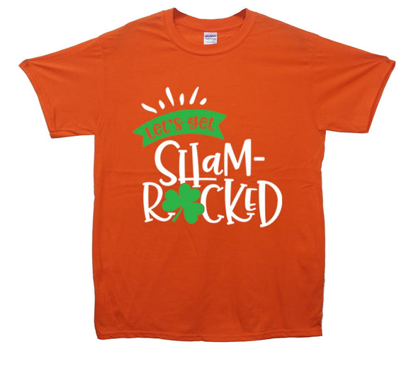 Let's Get Shamrocked Patrick's Day Printed T-Shirt - Mr Wings Emporium 