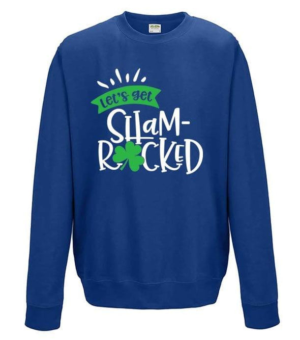 Let's Get Shamrocked St Patrick's Day Printed Sweatshirt - Mr Wings Emporium 