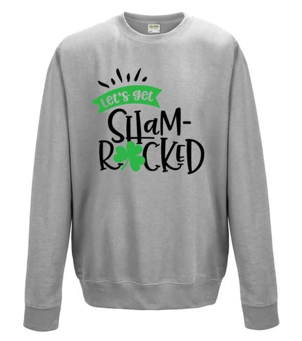 Let's Get Shamrocked St Patrick's Day Printed Sweatshirt - Mr Wings Emporium 