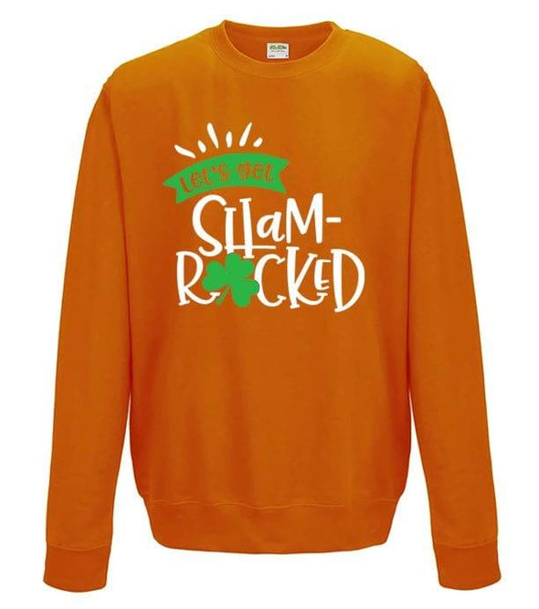 Let's Get Shamrocked St Patrick's Day Printed Sweatshirt - Mr Wings Emporium 