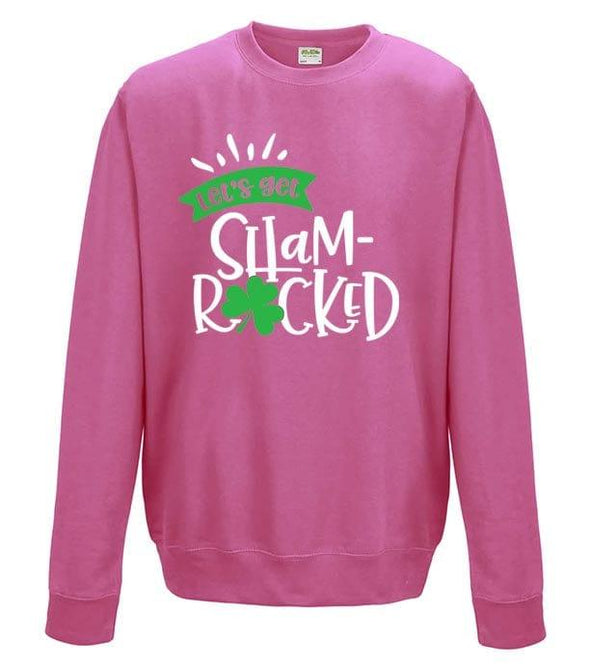 Let's Get Shamrocked St Patrick's Day Printed Sweatshirt - Mr Wings Emporium 