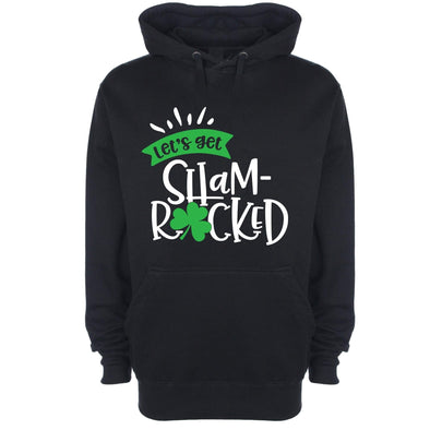 Let's Get Shamrocked St Patrick's Printed Hoodie - Mr Wings Emporium 