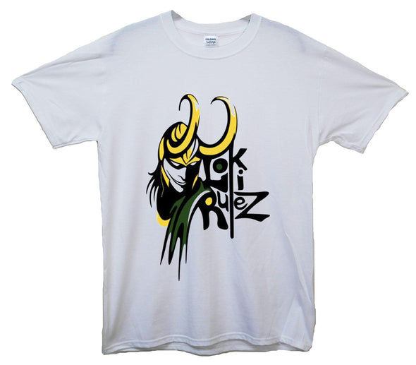 Loki Rulez Printed T-Shirt - Mr Wings Emporium 