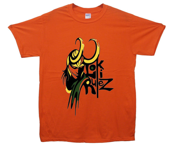 Loki Rulez Printed T-Shirt - Mr Wings Emporium 