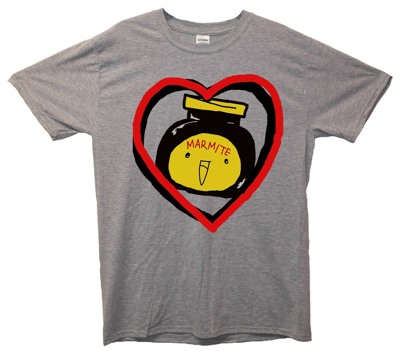 Love Marmite Happy Face Printed T Shirt Mr Wings Emporium