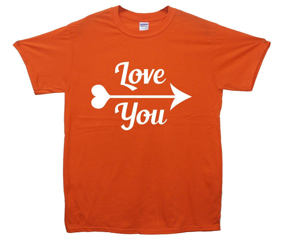 Love You Arrow Printed T-Shirt - Mr Wings Emporium 