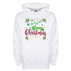 Merry Christmas Printed Hoodie - Mr Wings Emporium 