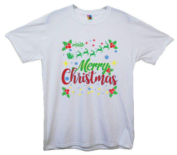 Merry Christmas Printed T-Shirt - Mr Wings Emporium 