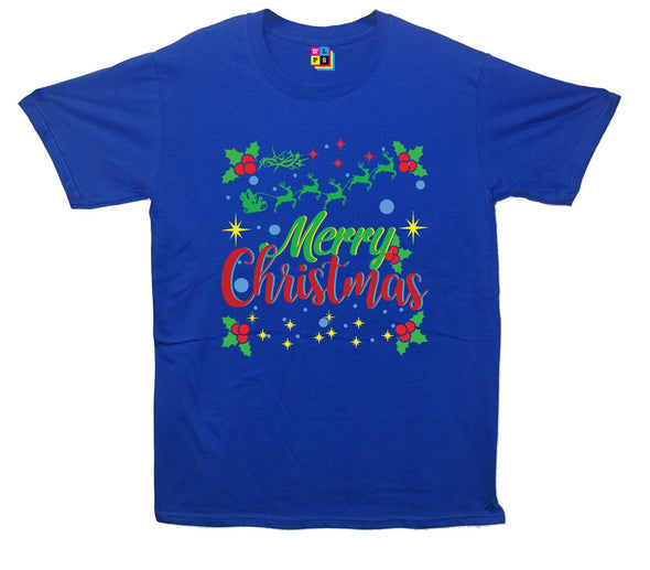 Merry Christmas Printed T-Shirt - Mr Wings Emporium 