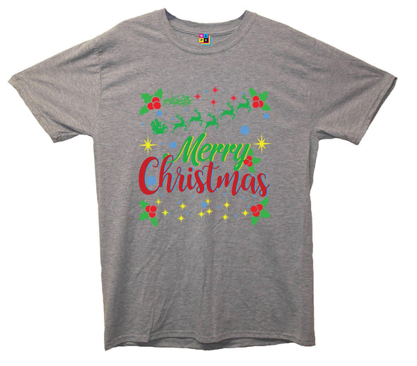 Merry Christmas Printed T-Shirt - Mr Wings Emporium 