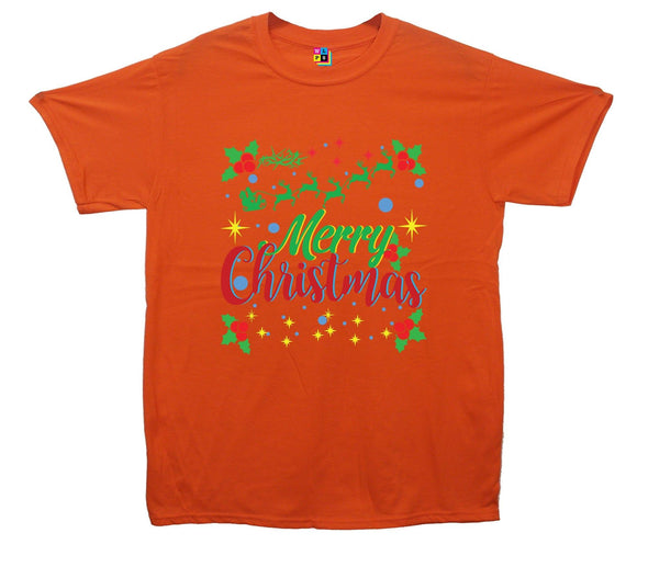 Merry Christmas Printed T-Shirt - Mr Wings Emporium 