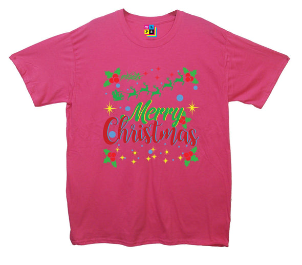 Merry Christmas Printed T-Shirt - Mr Wings Emporium 