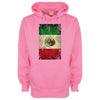 Mexico Distressed Flag Printed Hoodie - Mr Wings Emporium 