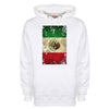 Mexico Distressed Flag Printed Hoodie - Mr Wings Emporium 