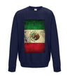 Mexico Distressed Flag Printed Sweatshirt - Mr Wings Emporium 